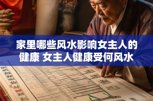 家里哪些风水影响女主人的健康 女主人健康受何风水影响