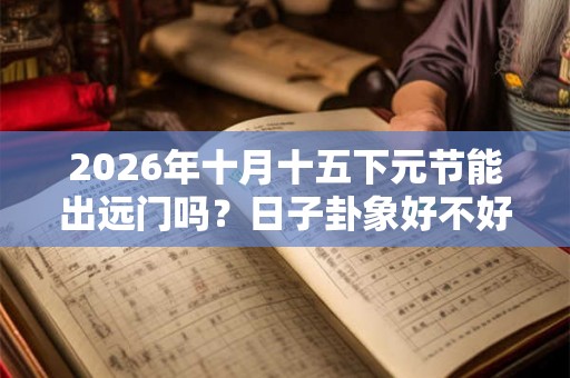 2026年十月十五下元节能出远门吗？日子卦象好不好？