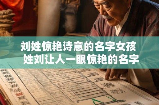 刘姓惊艳诗意的名字女孩  姓刘让人一眼惊艳的名字