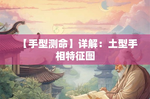 【手型测命】详解：土型手相特征图