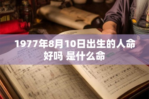 1977年8月10日出生的人命好吗 是什么命 1977年8月10日出生的人命好吗 是什么命
