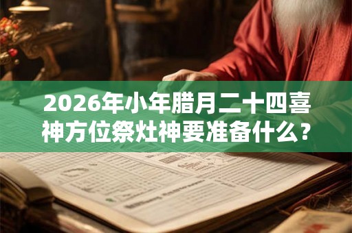 2026年小年腊月二十四喜神方位祭灶神要准备什么? 2026年小年腊月二十四喜神方位祭灶神要准备什么?