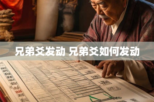 兄弟爻发动 兄弟爻如何发动