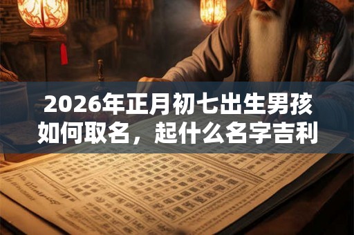2026年正月初七出生男孩如何取名,起什么名字吉利有福气? 2026年正月初七出生男孩如何取名,起什么名字吉利有福气?