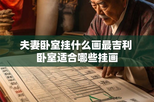 夫妻卧室挂什么画最吉利 卧室适合哪些挂画