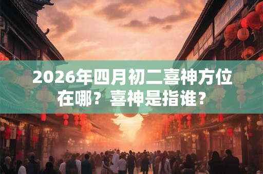 2026年四月初二喜神方位在哪？喜神是指谁？
