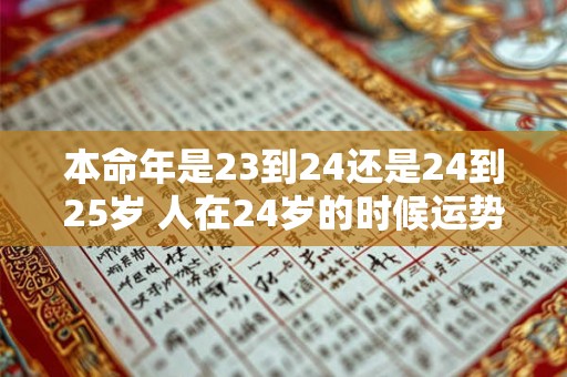 本命年是23到24还是24到25岁 人在24岁的时候运势如何 本命年是23到24还是24到25岁 人在24岁的时候运势如何