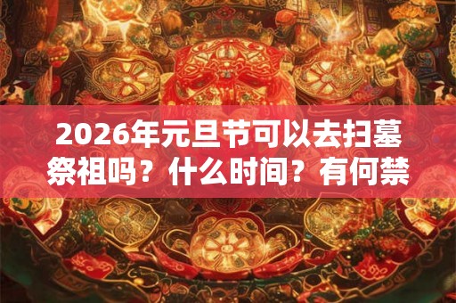 2026年元旦节可以去扫墓祭祖吗？什么时间？有何禁忌？