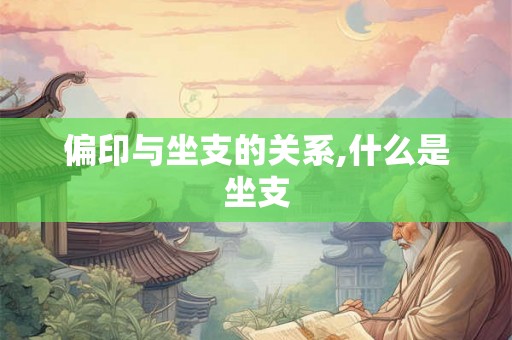 偏印与坐支的关系,什么是坐支