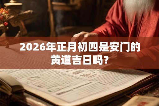 2026年正月初四是安门的黄道吉日吗？