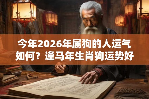 今年2026年属狗的人运气如何？逢马年生肖狗运势好吗