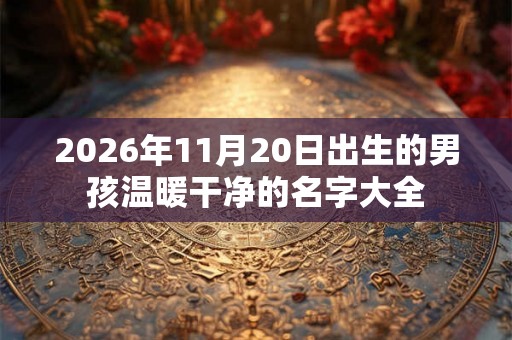 2026年11月20日出生的男孩温暖干净的名字大全