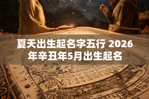 夏天出生起名字五行 2026年辛丑年5月出生起名