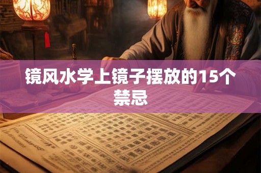 镜风水学上镜子摆放的15个禁忌