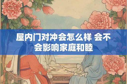 屋内门对冲会怎么样 会不会影响家庭和睦