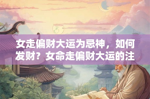 女走偏财大运为忌神，如何发财？女命走偏财大运的注意事项