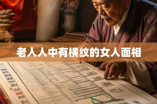 老人人中有横纹的女人面相 老人人中有横纹的女人面相