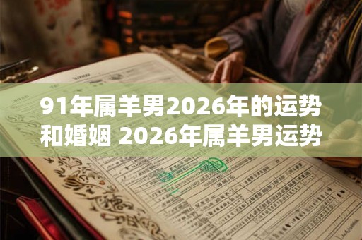 91年属羊男2026年的运势和婚姻 2026年属羊男运势与婚姻如何