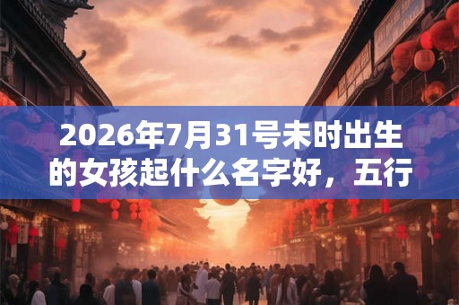 2026年7月31号未时出生的女孩起什么名字好,五行是什么? 2026年7月31号未时出生的女孩起什么名字好,五行是什么?