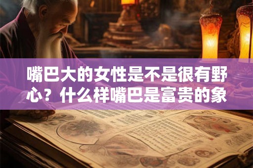 嘴巴大的女性是不是很有野心？什么样嘴巴是富贵的象征？