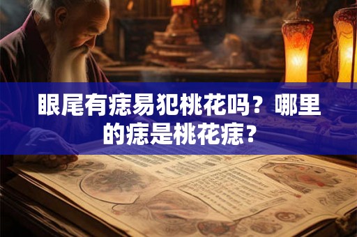 眼尾有痣易犯桃花吗?哪里的痣是桃花痣? 眼尾有痣易犯桃花吗?哪里的痣是桃花痣?