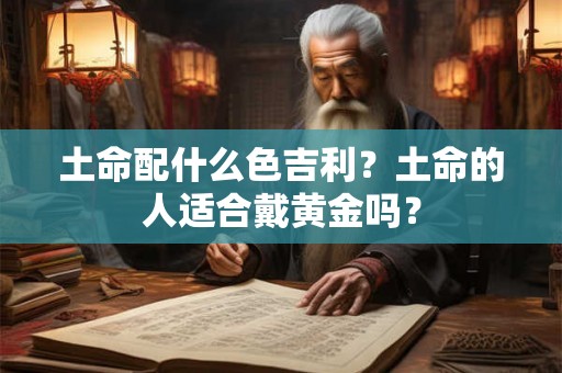 土命配什么色吉利？土命的人适合戴黄金吗？
