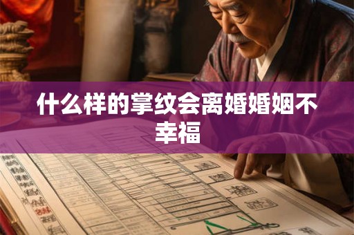 什么样的掌纹会离婚婚姻不幸福