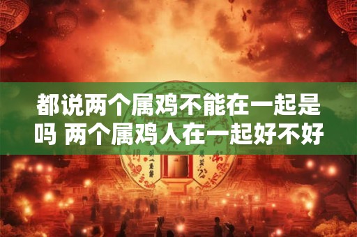 都说两个属鸡不能在一起是吗 两个属鸡人在一起好不好 都说两个属鸡不能在一起是吗 两个属鸡人在一起好不好
