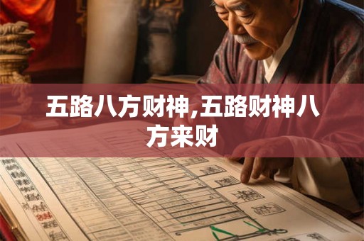 五路八方财神,五路财神八方来财