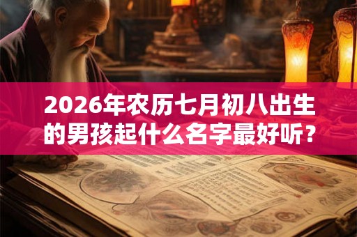 2026年农历七月初八出生的男孩起什么名字最好听? 2026年农历七月初八出生的男孩起什么名字最好听?
