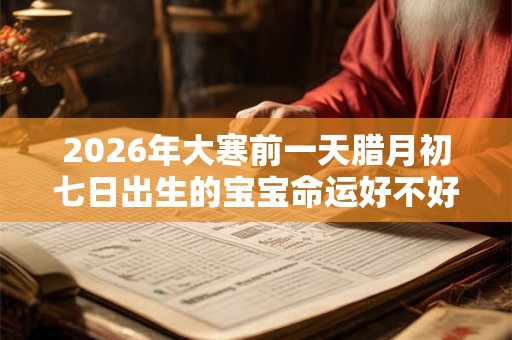 2026年大寒前一天腊月初七日出生的宝宝命运好不好？