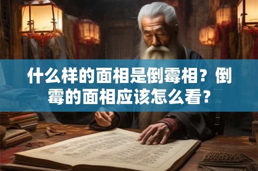 什么样的面相是倒霉相？倒霉的面相应该怎么看？