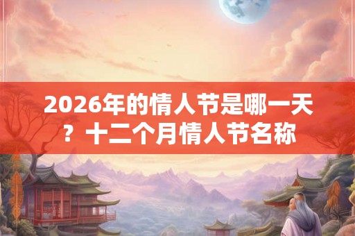 2026年的情人节是哪一天?十二个月情人节名称 2026年的情人节是哪一天?十二个月情人节名称