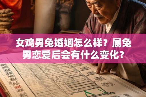 女鸡男兔婚姻怎么样？属兔男恋爱后会有什么变化？