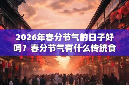 2026年春分节气的日子好吗？春分节气有什么传统食物？