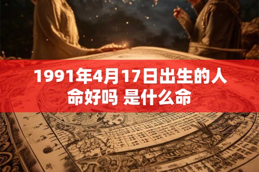 1991年4月17日出生的人命好吗 是什么命