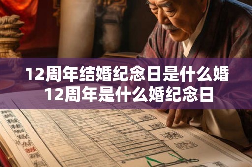 12周年结婚纪念日是什么婚 12周年是什么婚纪念日