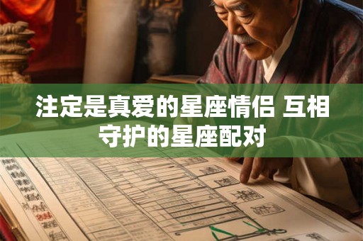注定是真爱的星座情侣 互相守护的星座配对