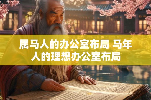 属马人的办公室布局 马年人的理想办公室布局