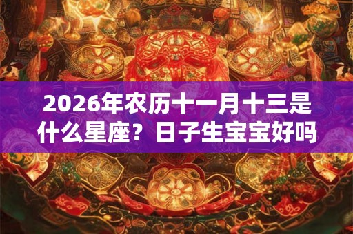 2026年农历十一月十三是什么星座?日子生宝宝好吗? 2026年农历十一月十三是什么星座?日子生宝宝好吗?
