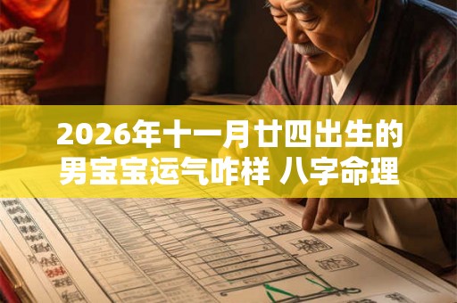 2026年十一月廿四出生的男宝宝运气咋样 八字命理详解