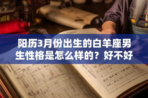 阳历3月份出生的白羊座男生性格是怎么样的？好不好？