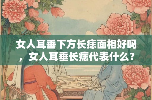 女人耳垂下方长痣面相好吗，女人耳垂长痣代表什么？