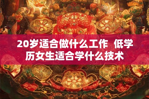 20岁适合做什么工作  低学历女生适合学什么技术