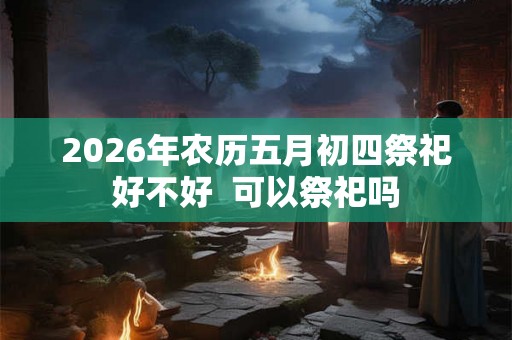 2026年农历五月初四祭祀好不好  可以祭祀吗
