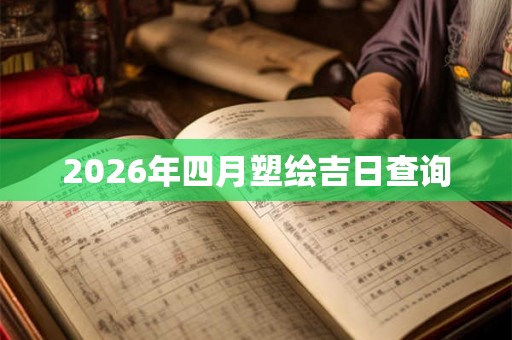 2026年四月塑绘吉日查询