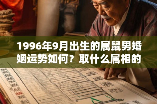 1996年9月出生的属鼠男婚姻运势如何？取什么属相的女人好？