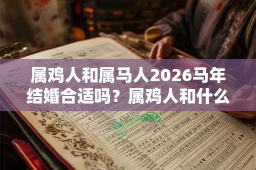 属鸡人和属马人2026马年结婚合适吗？属鸡人和什么属相的人不适合结婚？