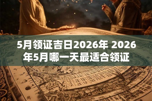 5月领证吉日2026年 2026年5月哪一天最适合领证