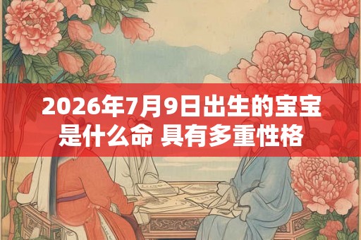 2026年7月9日出生的宝宝是什么命 具有多重性格